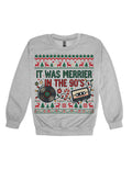 It Was Merrier in the 90s Christmas Crewneck, Retro Holiday Sweatshirt