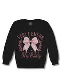 Very Demure Crewneck, Funny Graphic Sweatshirt, Unisex
