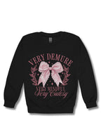 Very Demure Crewneck, Funny Graphic Sweatshirt, Unisex