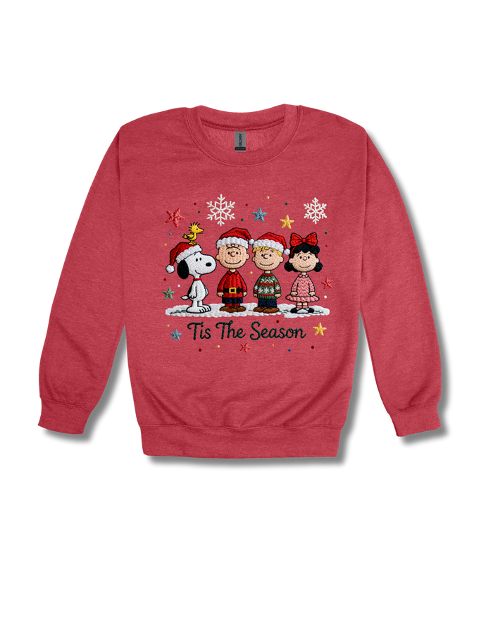 Tis the Season Christmas Crewneck, Unisex Holiday Sweatshirt