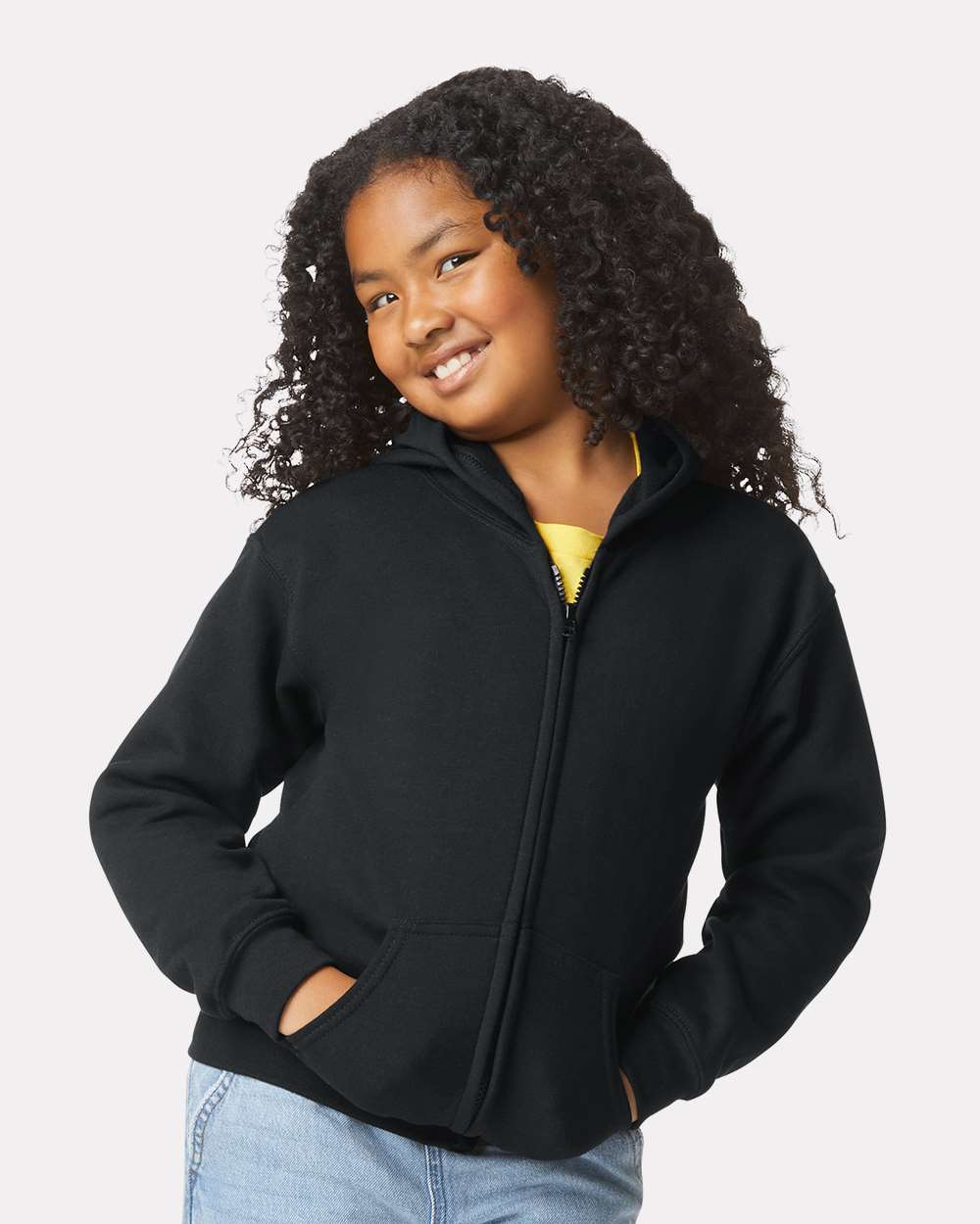 Gildan 18600B - Youth Heavy Blend Blank Full-Zip Hooded Sweatshirt